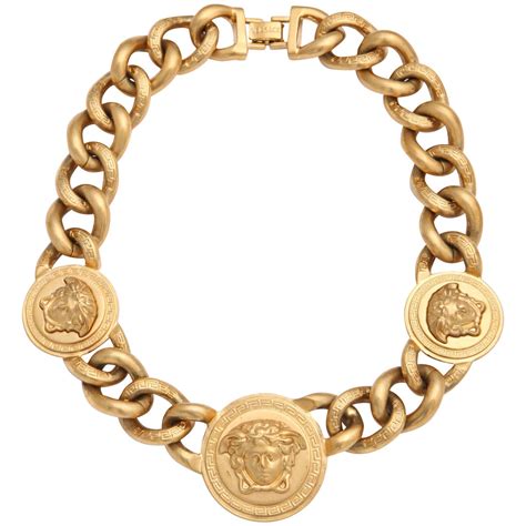 versace gold chain replica|versace gold chain necklace.